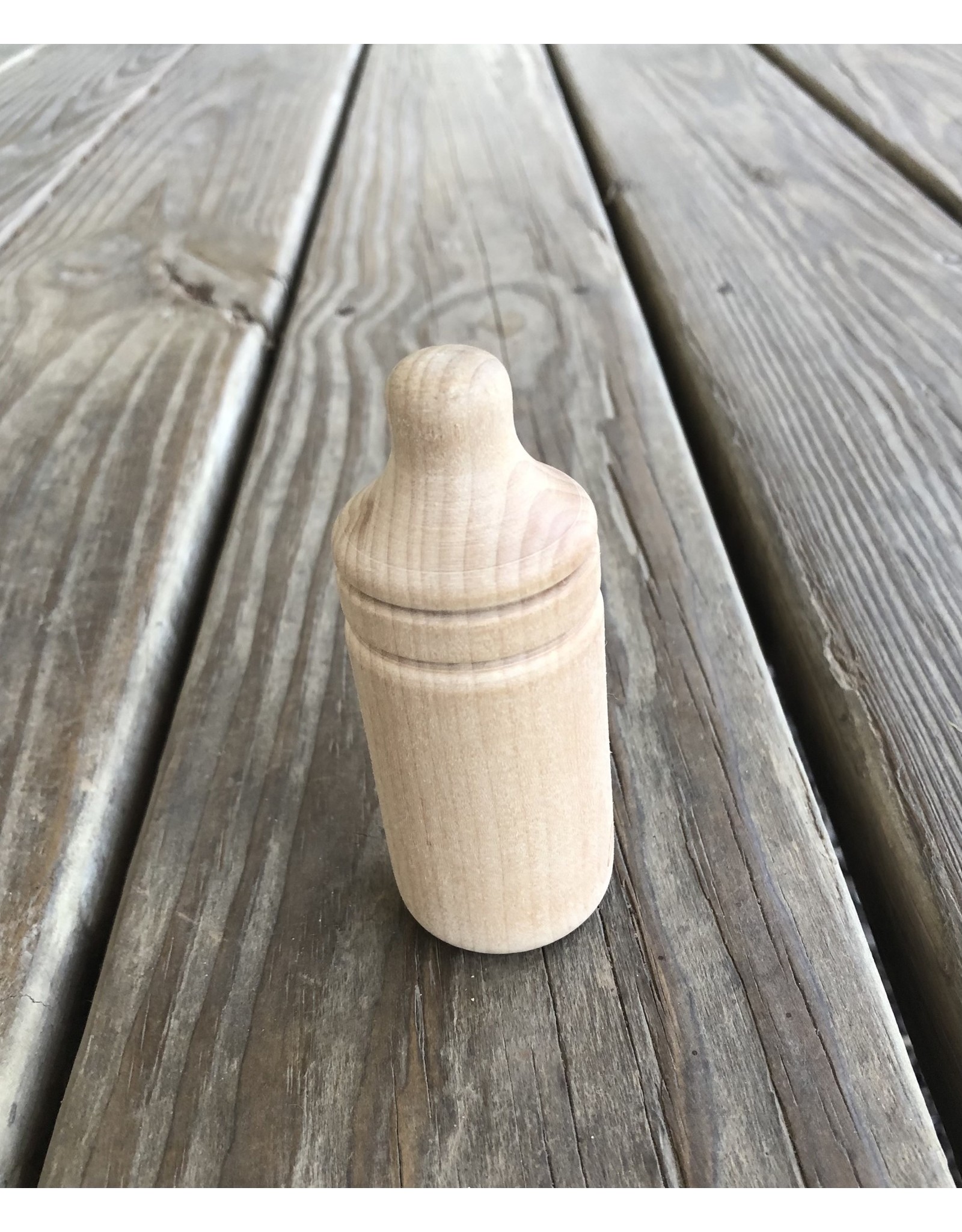 Wooden Doll Bottle 4"