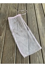 Large Pink Organza Bag 21" x 9"