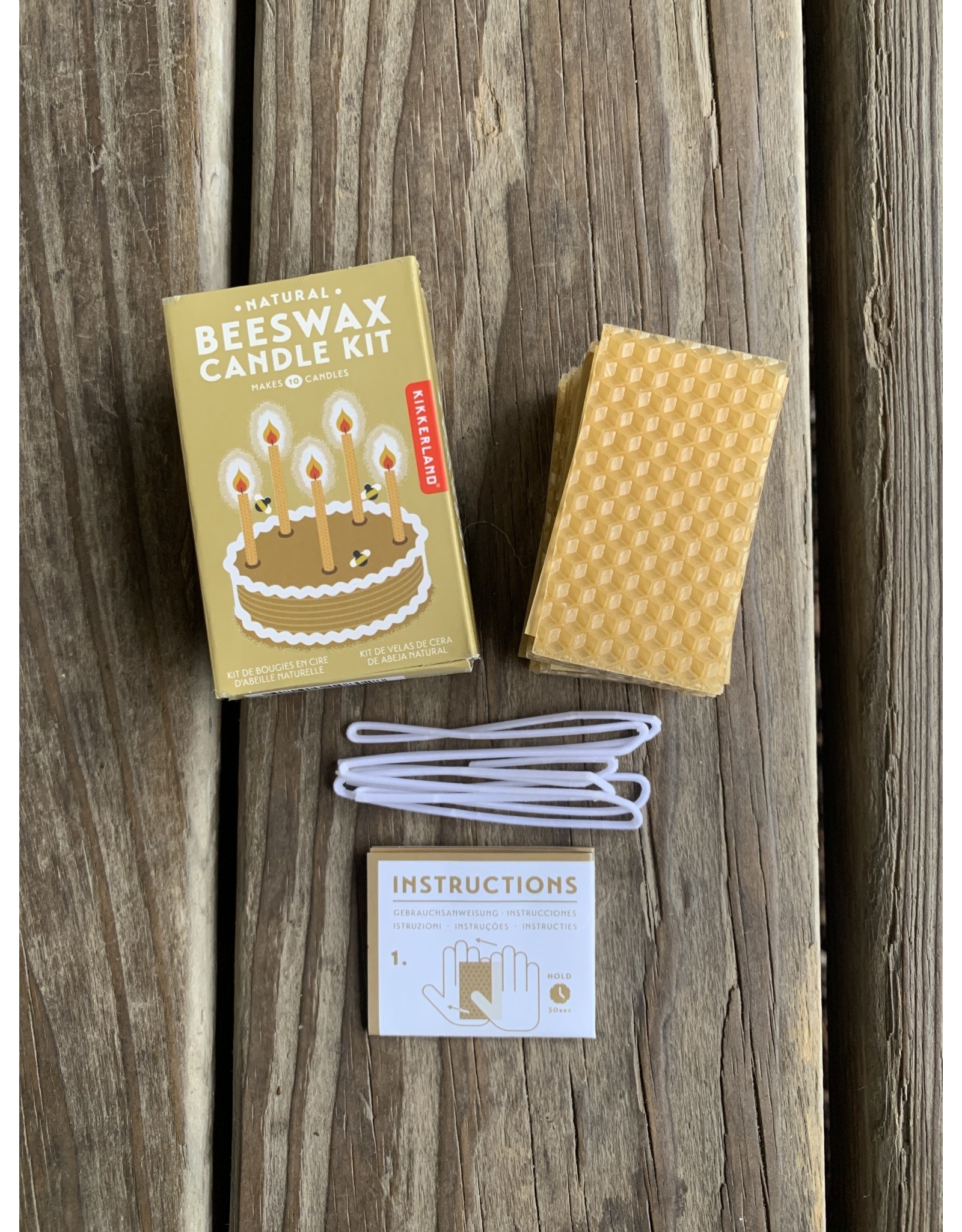 Natural Rolling  Beeswax Candle Kit