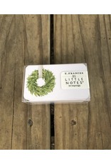 Classic Wreath Little Notes 3.5x2in - box of 85