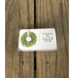 Classic Wreath Little Notes 3.5x2in - box of 85