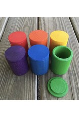 Wooden Cups with Lids - 2.5x1.75  Grapat
