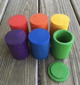 Wooden Cups with Lids - 2.5x1.75  Grapat