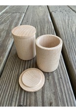 Grapat Natural Cups with Covers 2.5" x 1.75" - Grapat