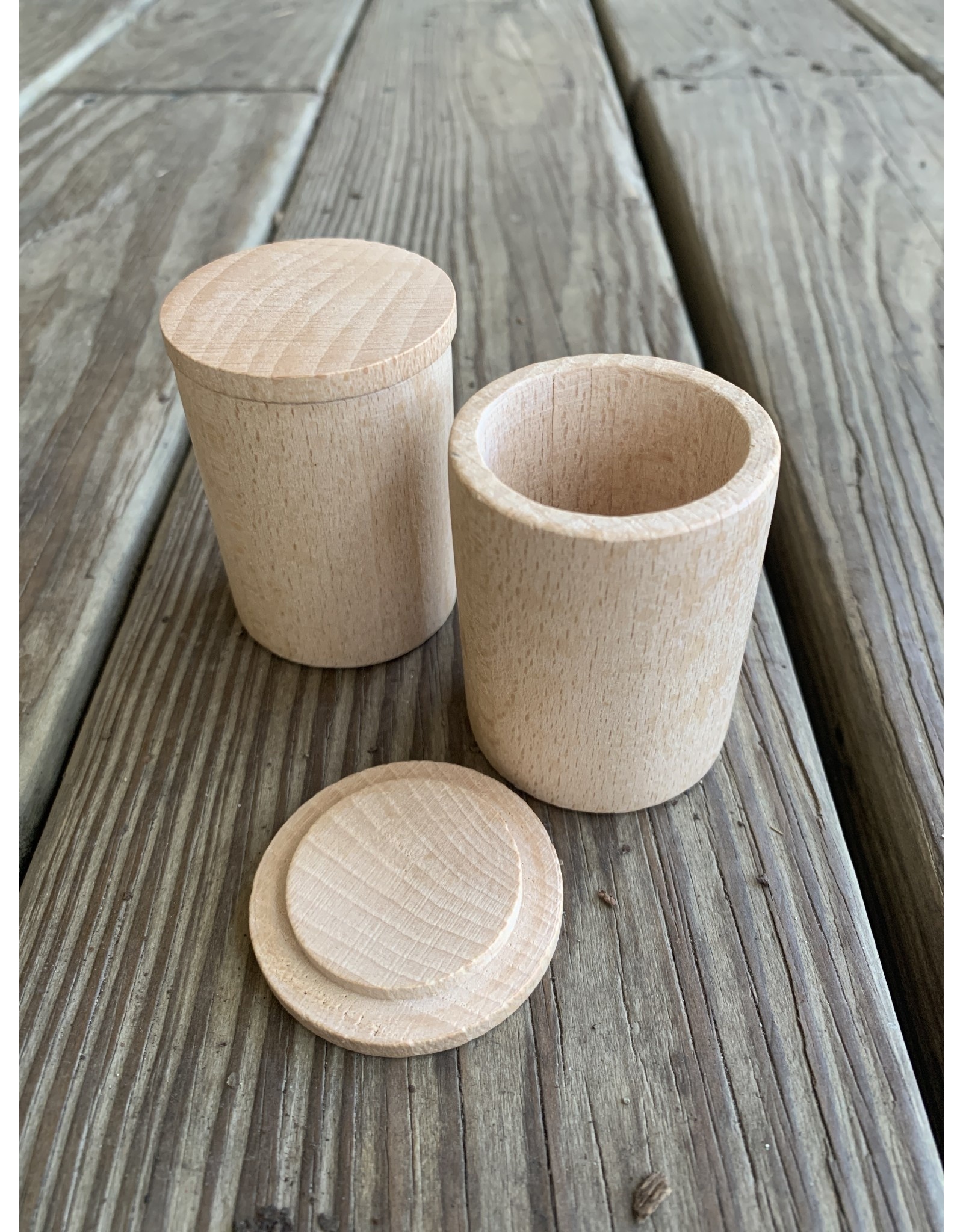 Grapat Natural Cups with Covers 2.5" x 1.75" - Grapat