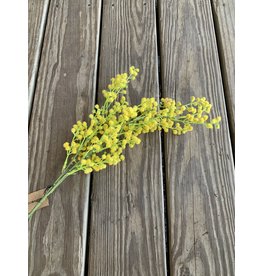 Faux Mimosa Stem - Yellow