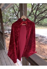Red Velvet Cape - Size 5-6