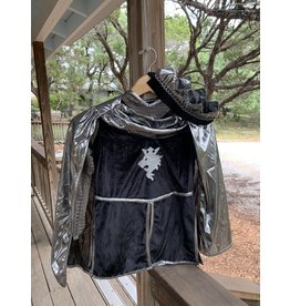 Knight Set in Silver, with Tunic, Cape & Crown. 5-6 years