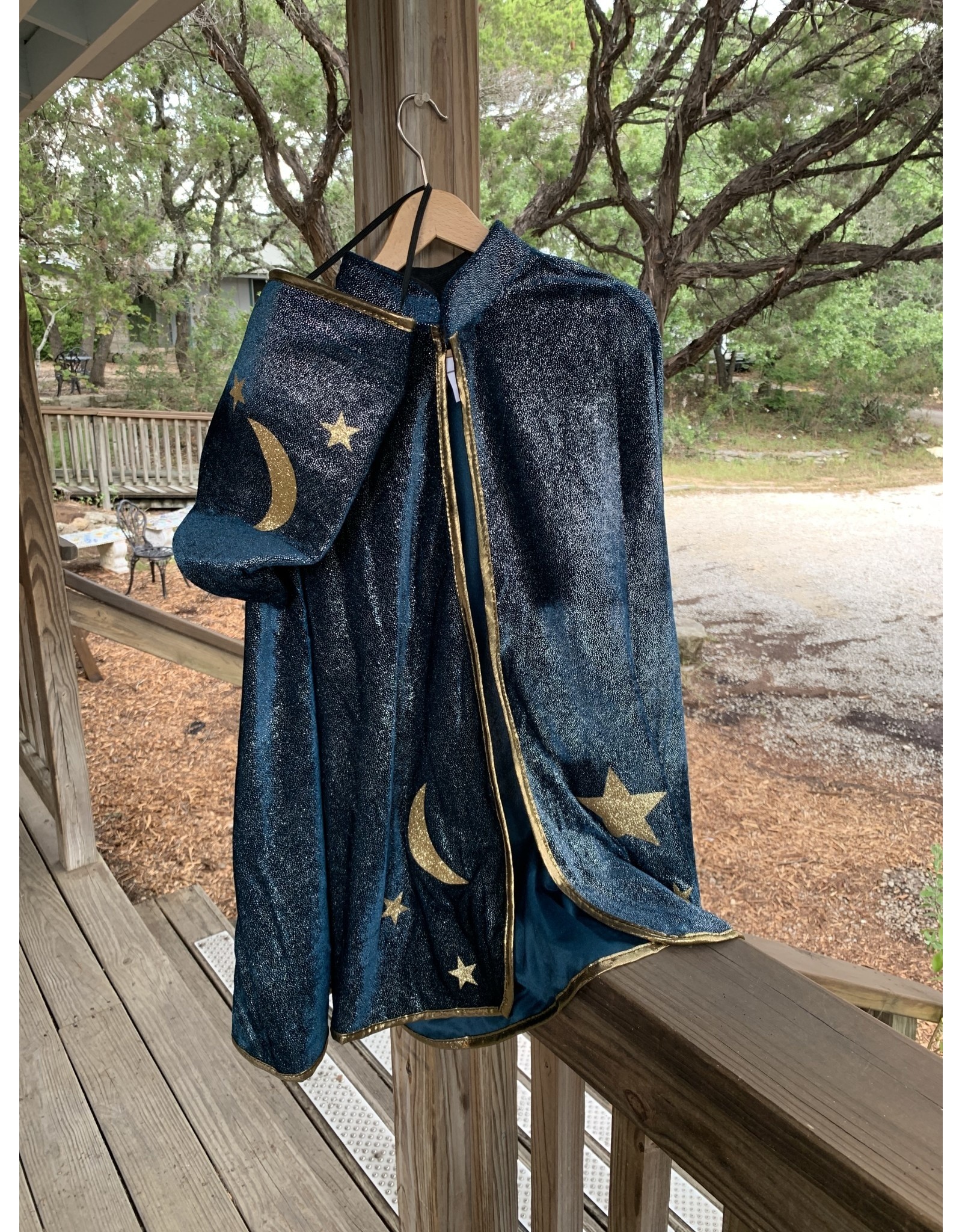 Starry Night Wizard Cape & Hat - Size 7-8