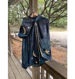 Starry Night Wizard Cape & Hat - Size 7-8