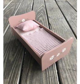 Mini Wooden Bed, Rose - Maileg