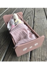 Mini Wooden Bed, Rose - Maileg