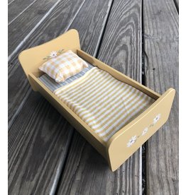 Wooden Bed, Yellow - 2021 Maileg
