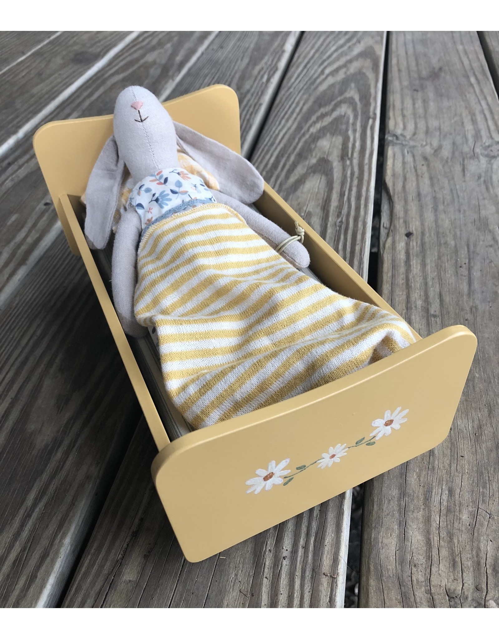 Mini Wooden Bed, Yellow - 2021 Maileg