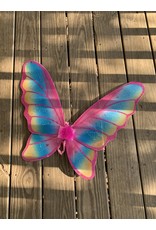 Glitter Rainbow Wings - Fuchsia