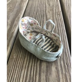 Dusty Green Carry Cot - Maileg