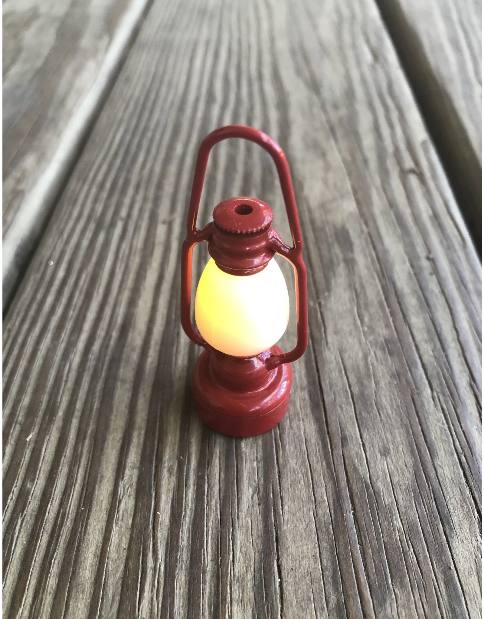 Tiny Red Vintage Lantern 2.5" - Maileg