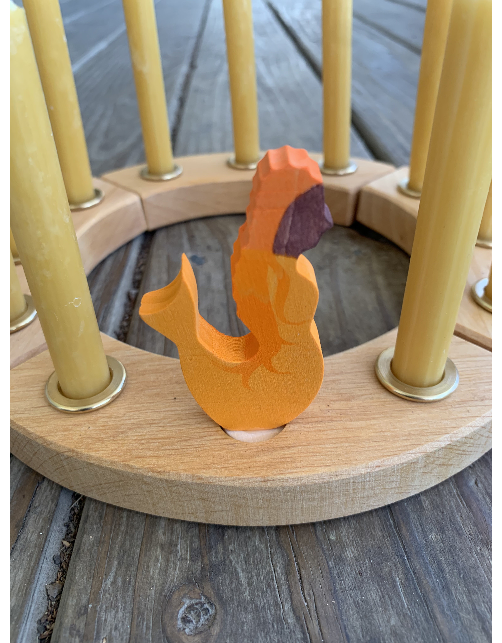 Candle Ring Figure Mermaid Amber  - Grimm's