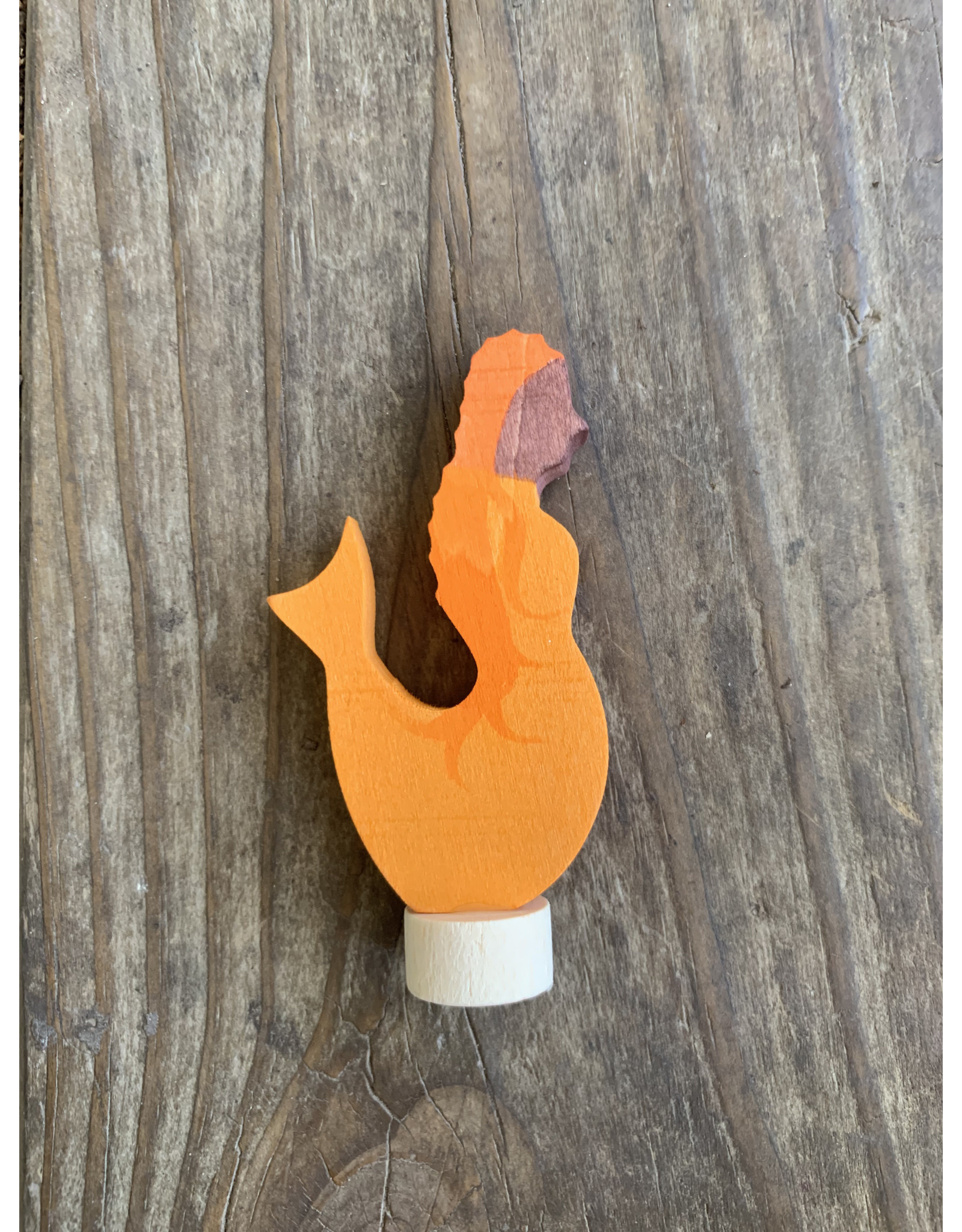 Candle Ring Figure Mermaid Amber  - Grimm's