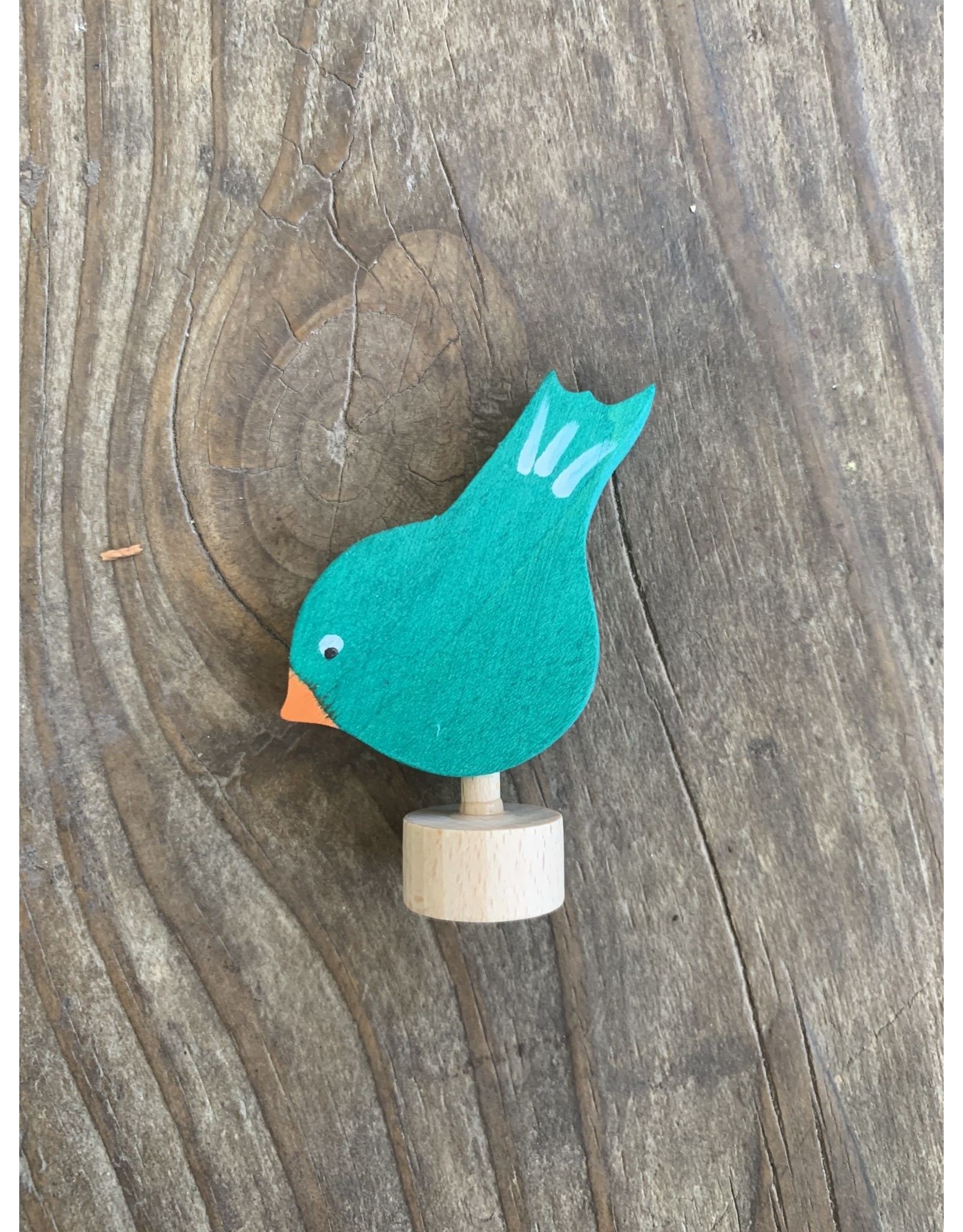 Candle Ring Figure Pecking Bird - Grimm's