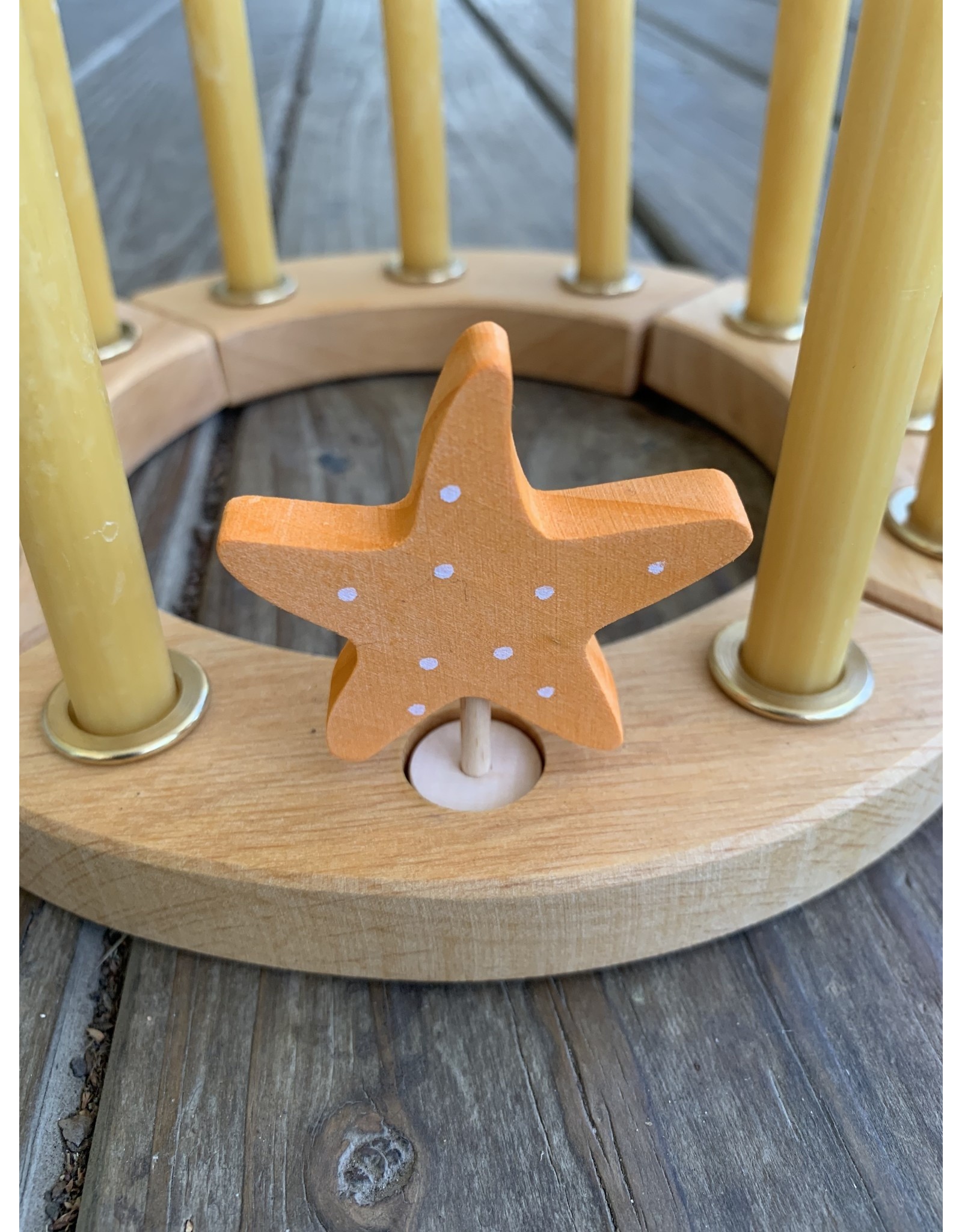 Candle Ring Figure Starfish - Grimm's