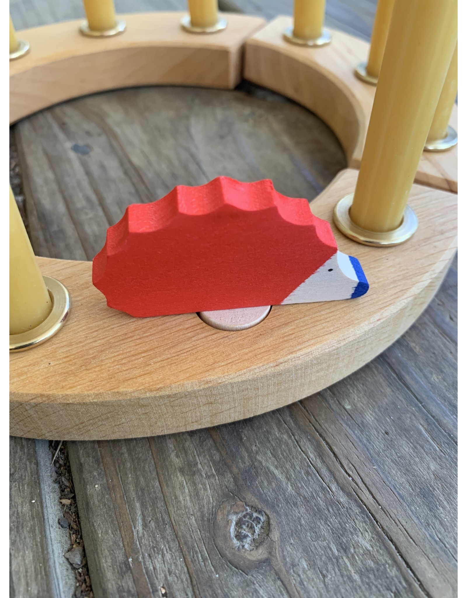 Candle Ring Figure Hedgehog - Grimm's