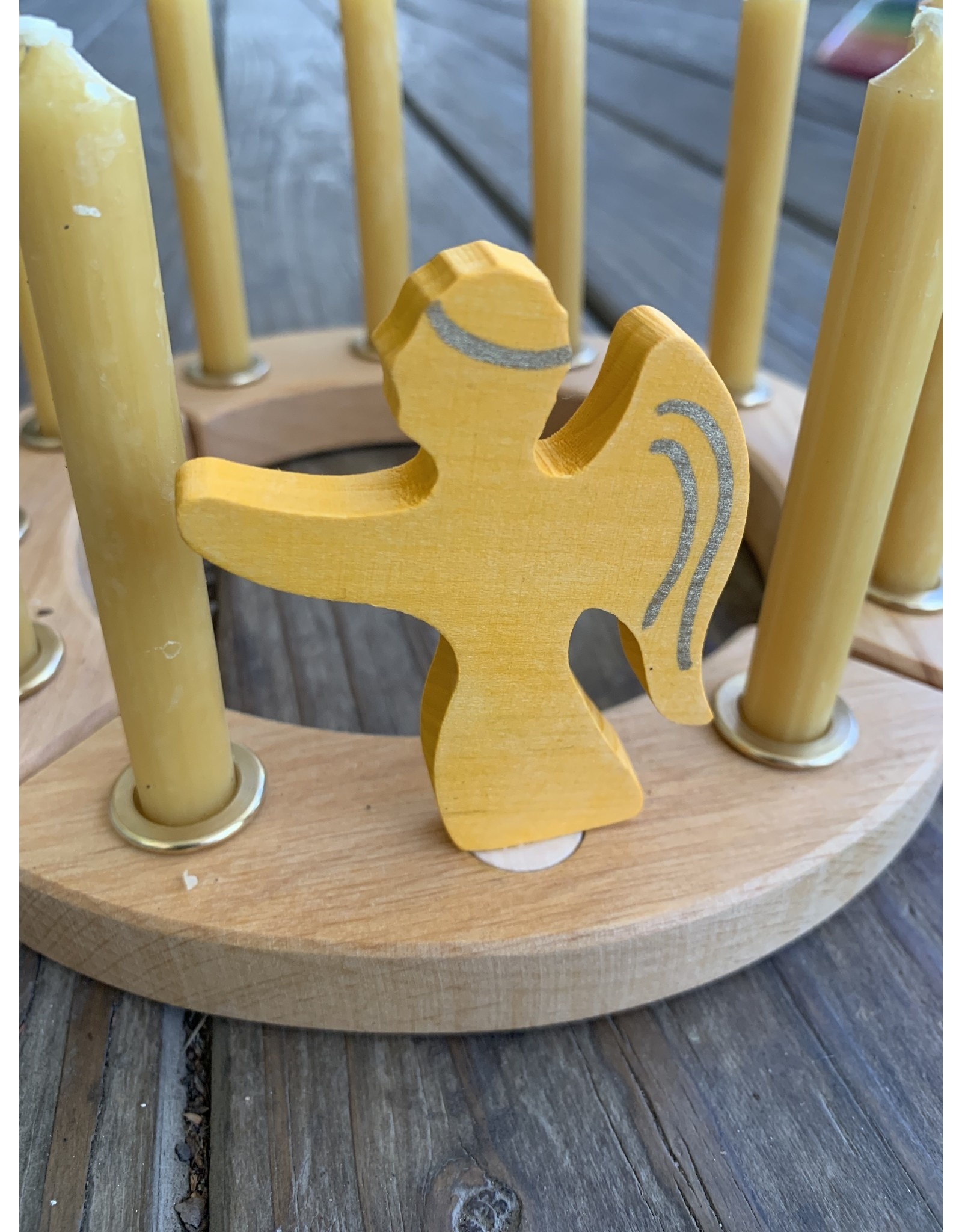 Candle Ring Figure Angel - Grimm's