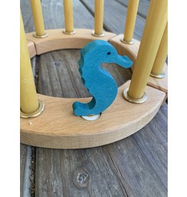 Candle Ring Figure Seahorse - Grimm's