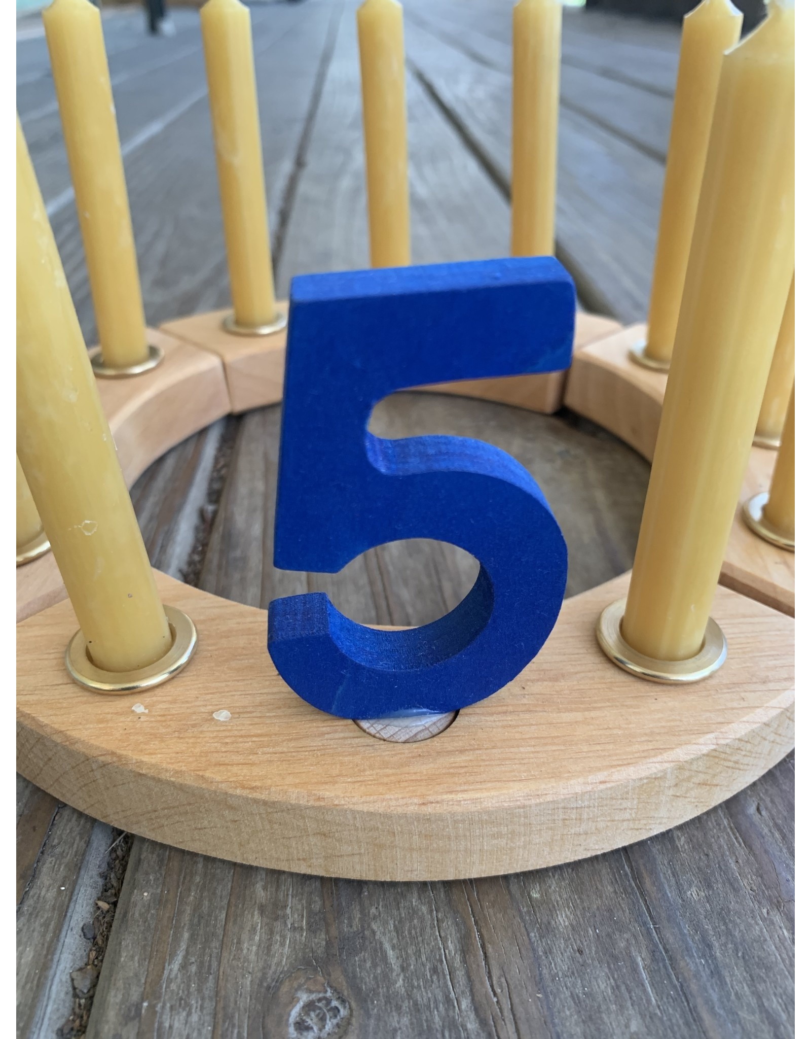 Decorative Number 5 Smooth - Grimm's