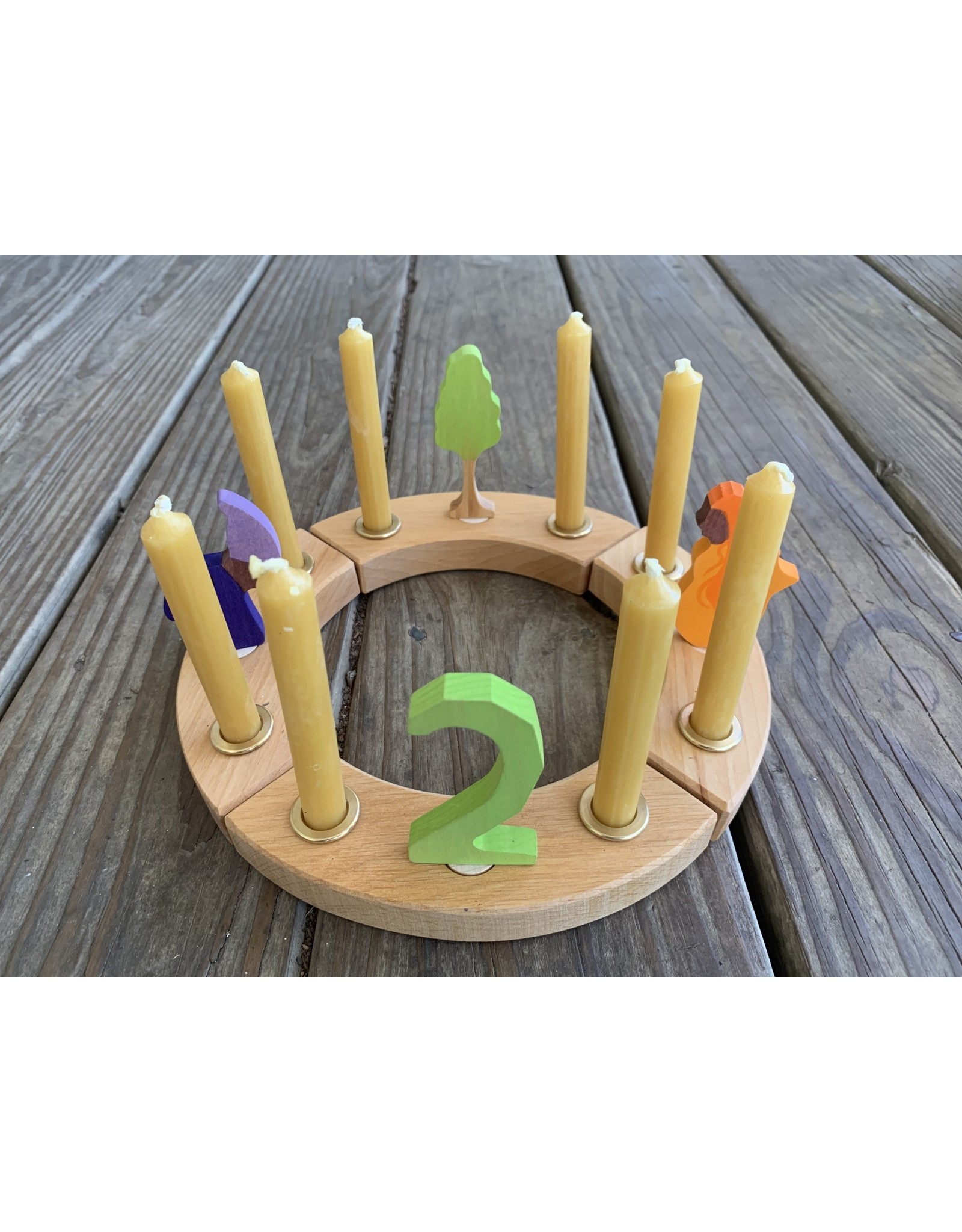 Wooden Birthday Ring natural 12 yrs - Grimm's