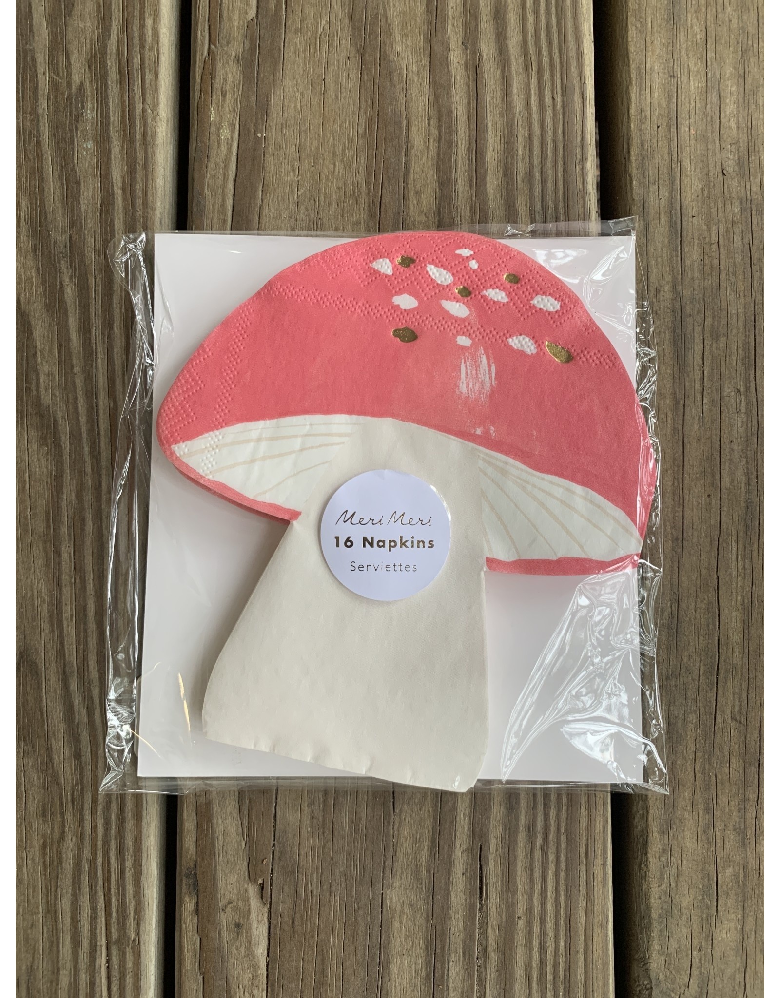 Toadstool Napkins - set of 16