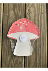 Toadstool Paper Plates - set of 8