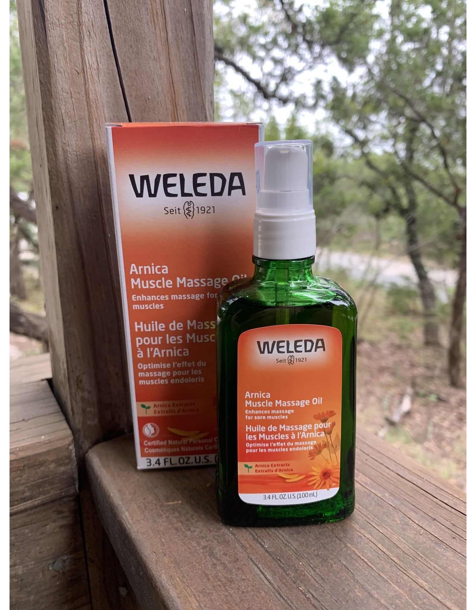 Arnica Muscle Massage Oil 3.4oz - Weleda