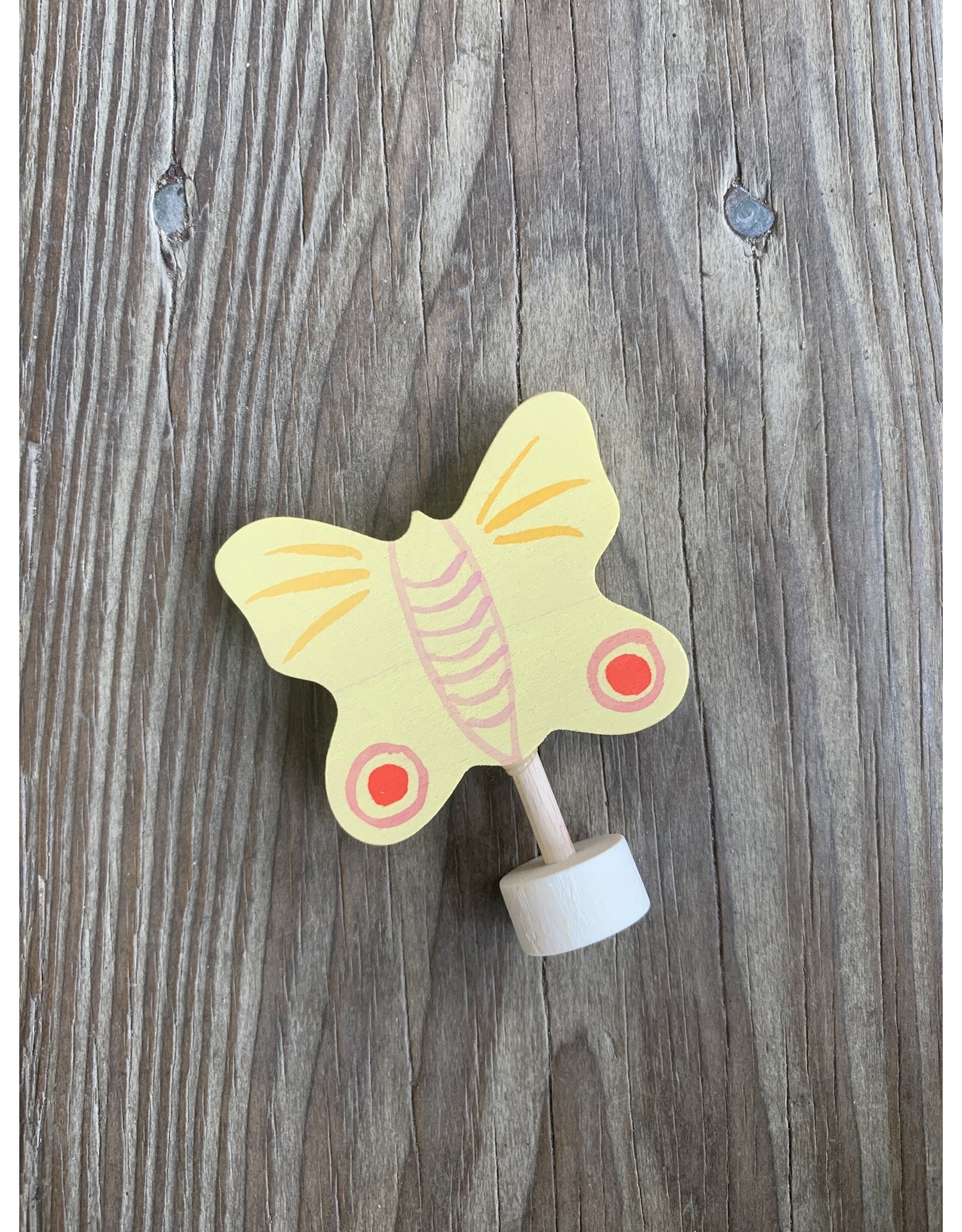 Candle Ring Figure Yellow Butterfly - Grimm's