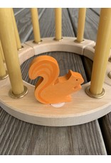 Candle Ring Figure Orange Squirrel - Grimm's