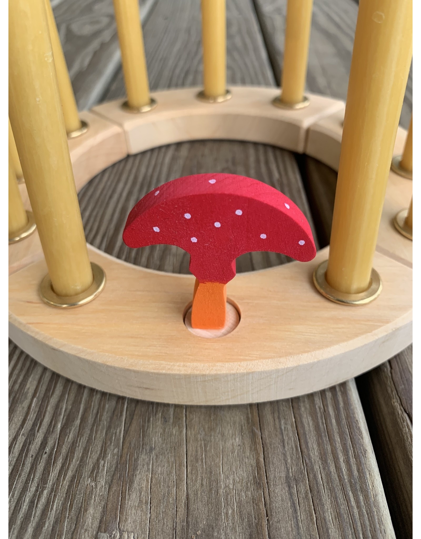 Candle Ring Figure Toadstool - Grimm's