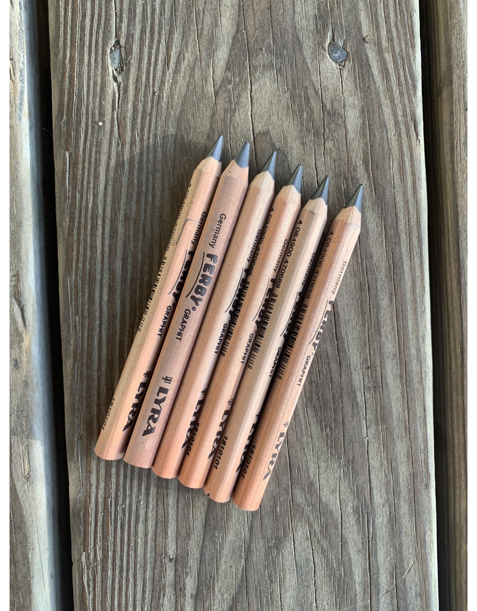 Ferby Short Triangular Graphite Pencil