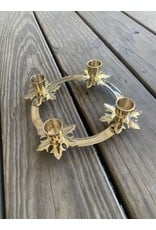 Brass Snowflake Advent Ring