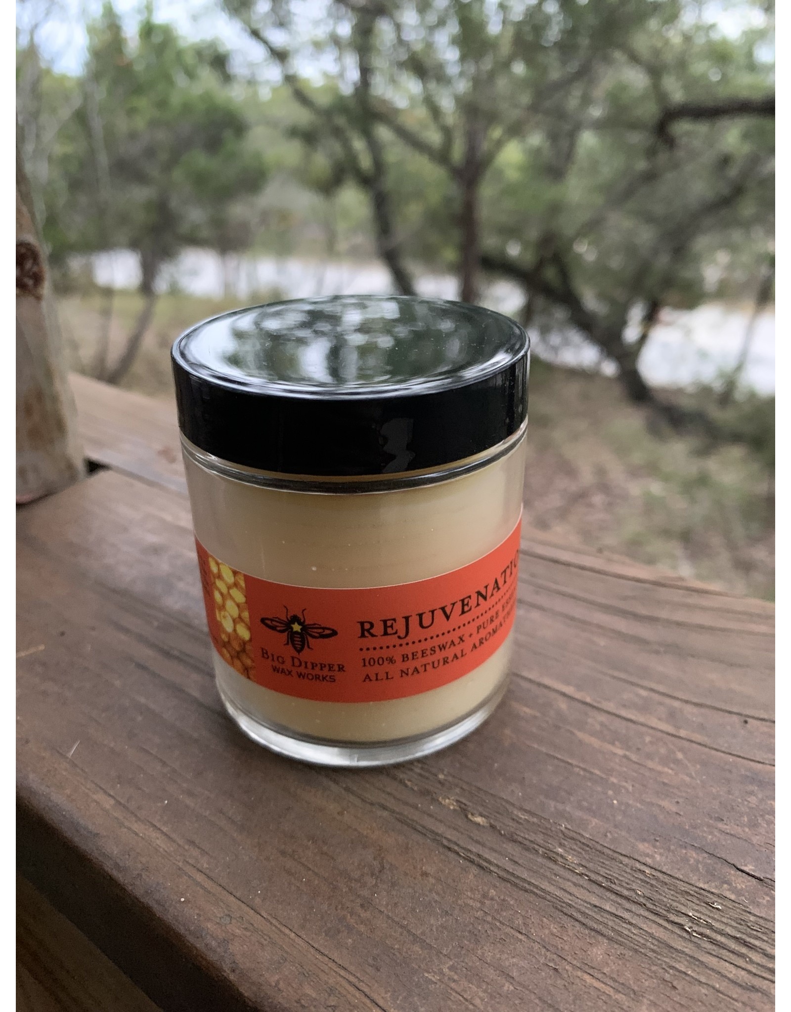 Apothecary Glass beeswax candle - Rejuvenation. Orange & Clove