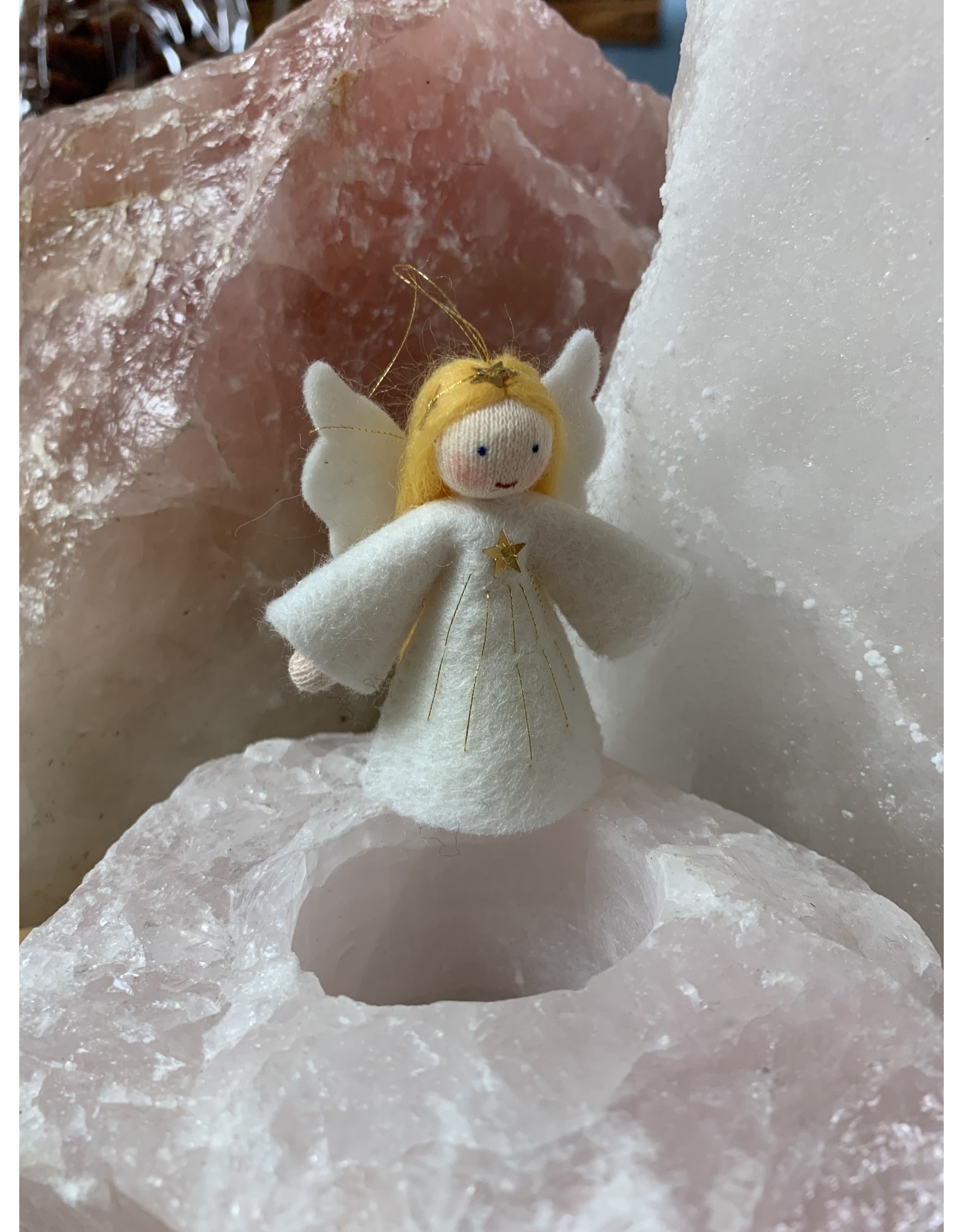 Lil' Angel Ornament (fair skin, blonde hair)