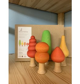 Bosque Trees - warm set of 5. Ocamora