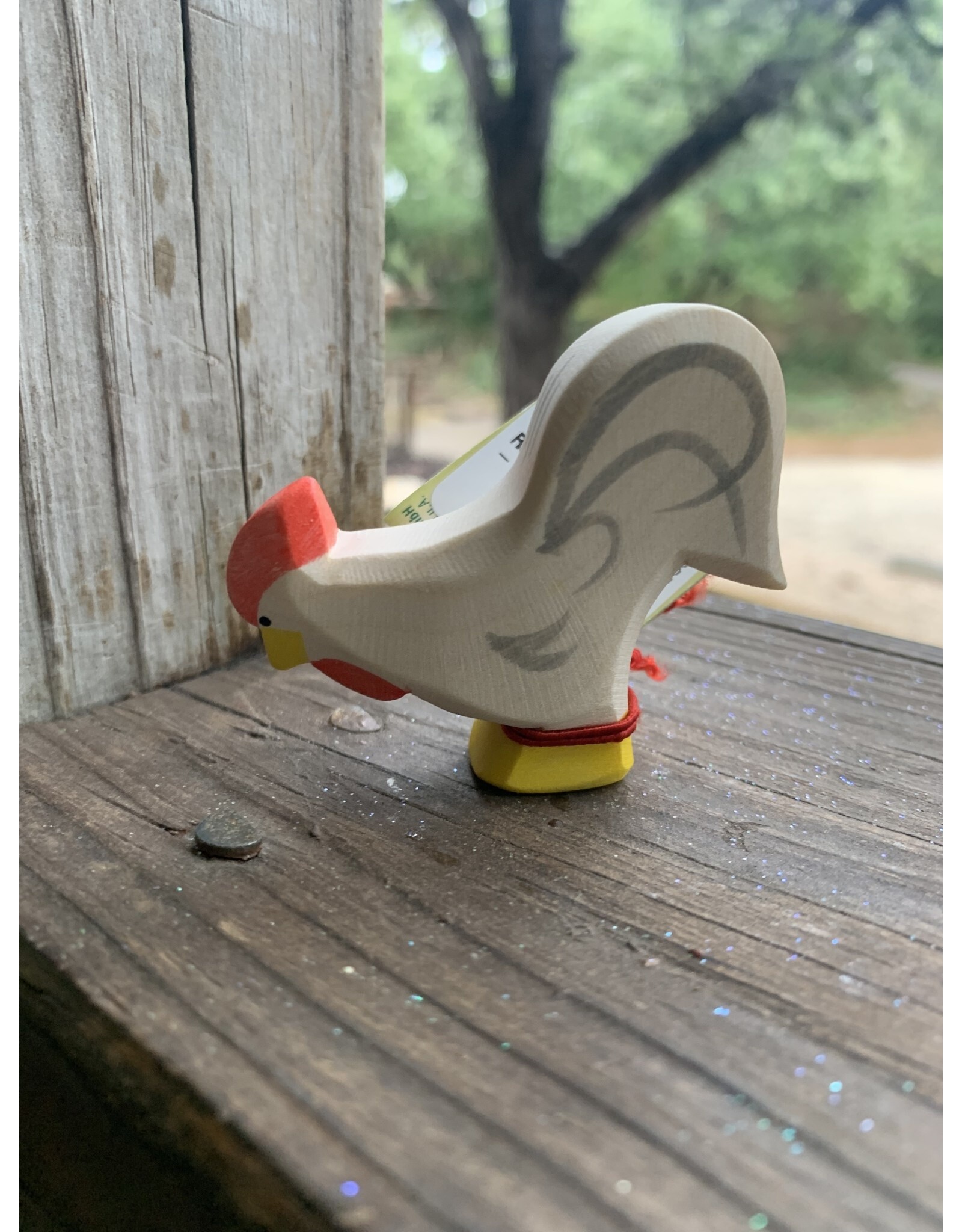 Rooster, White  - Ostheimer