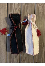 Wooly Felt Flute Case (or Wine Bottle Gift Bag!)