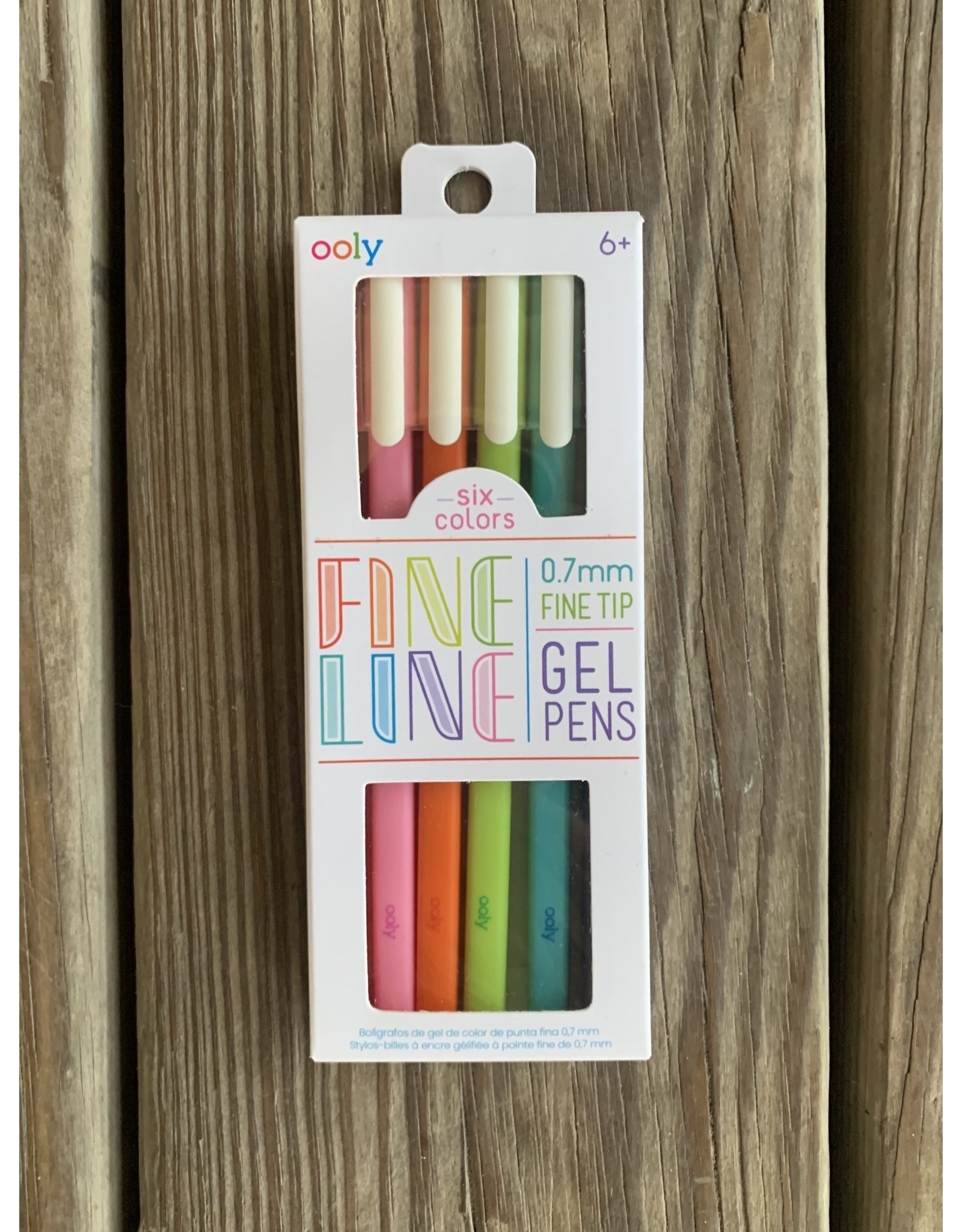 Fine Line Gel Pen Set of 6