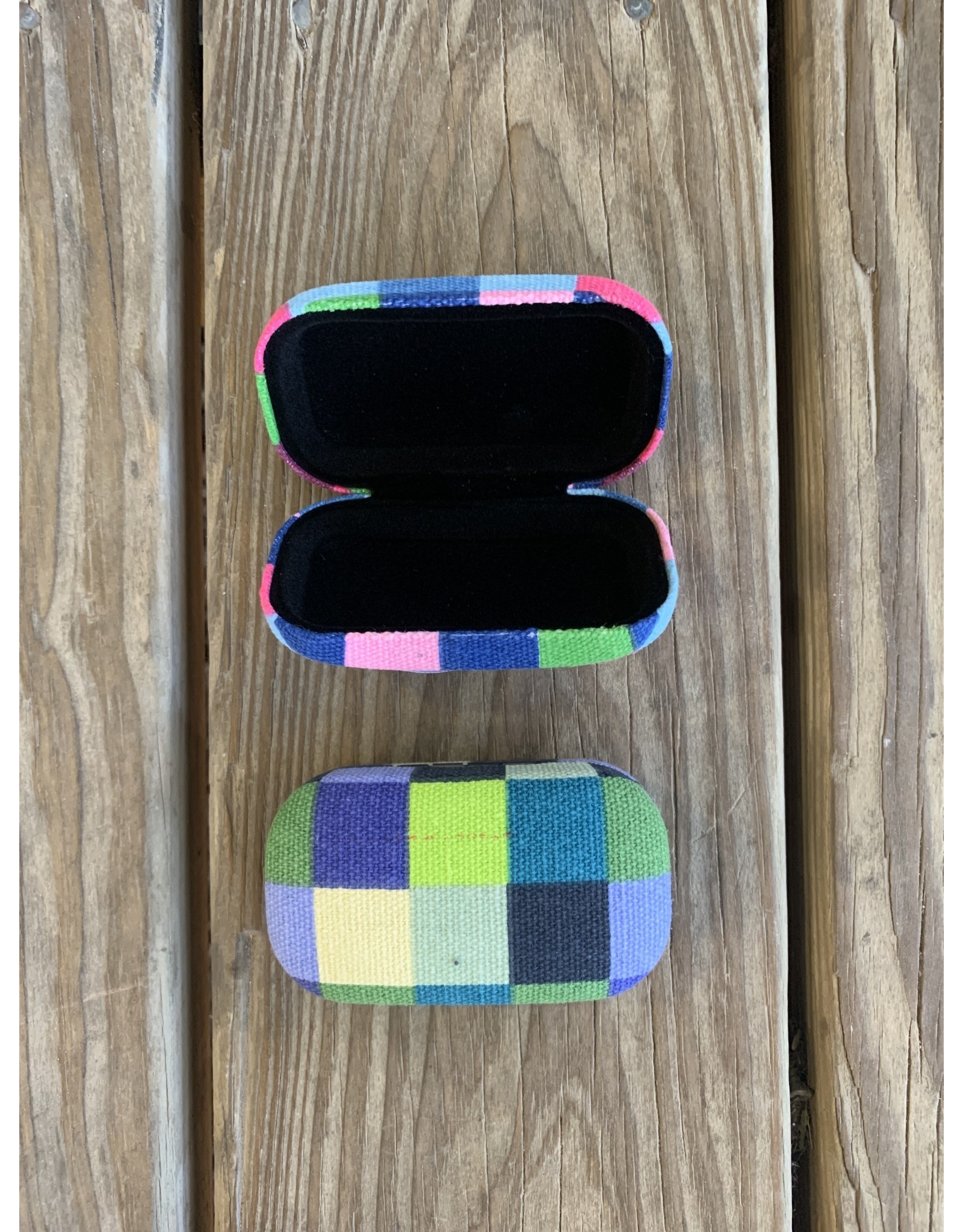 Plaid Travel Case for Jewelry or Contacts