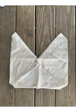 Linen Project Bag  - Khaki. Large.