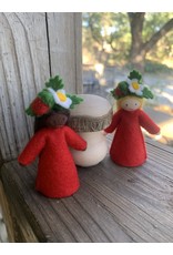 Small Turned Wood Mushroom