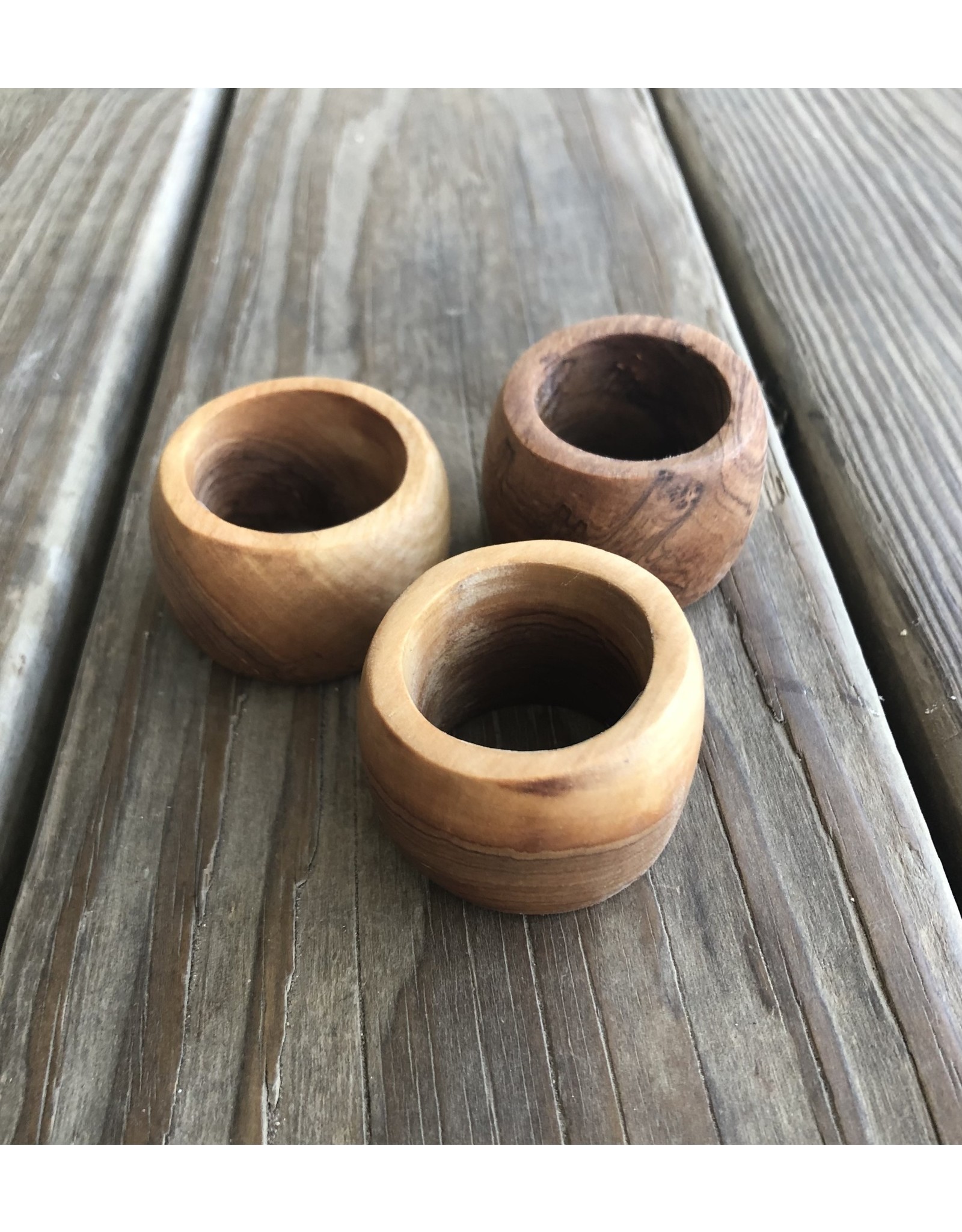 Wild Olive Wood Napkin Ring - Kenya