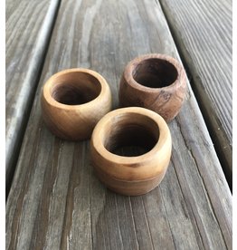 Wild Olive Wood Napkin Ring - Kenya