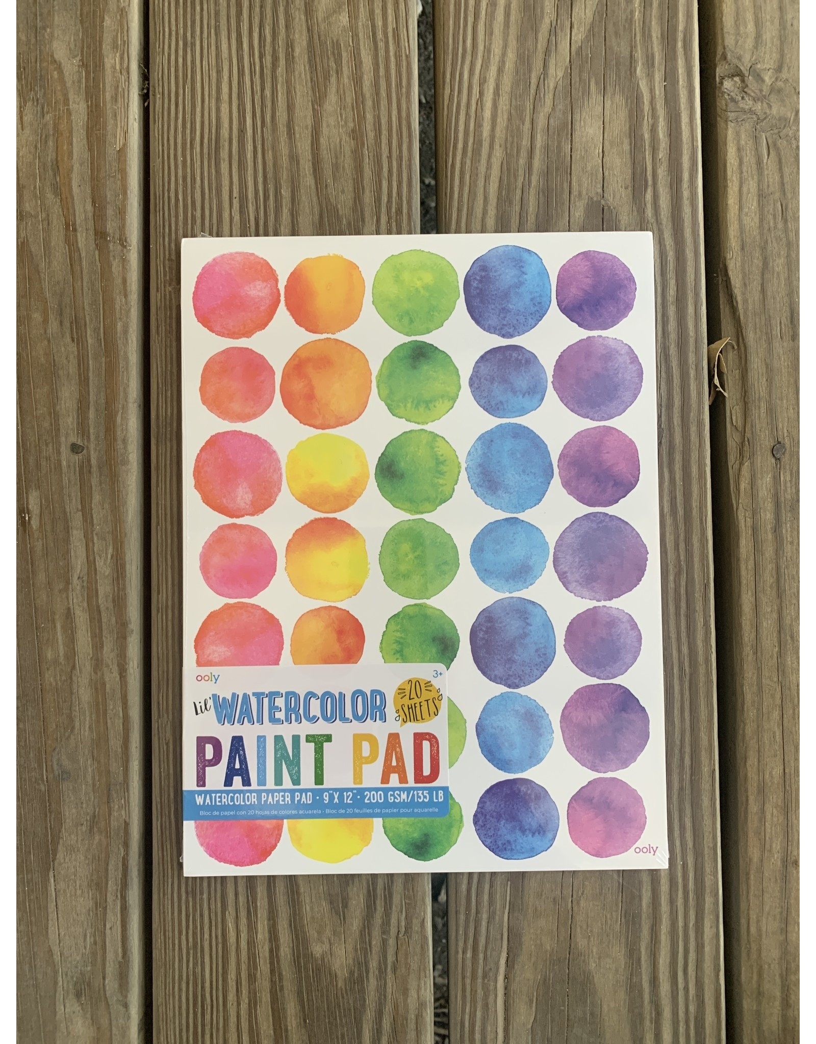 Lil Watercolor Paint Pad 9x12. 135 lbs. 20 sheets